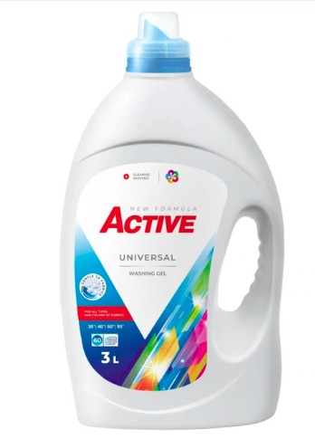 Active гель д/прання 3л Universal з ароматом свіжості